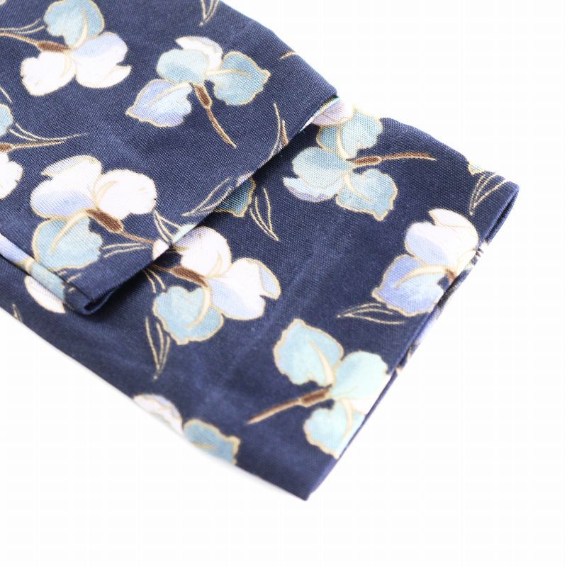 トリーバーチ TORY BURCH ワンピース ひざ丈 長袖 花柄 シルク