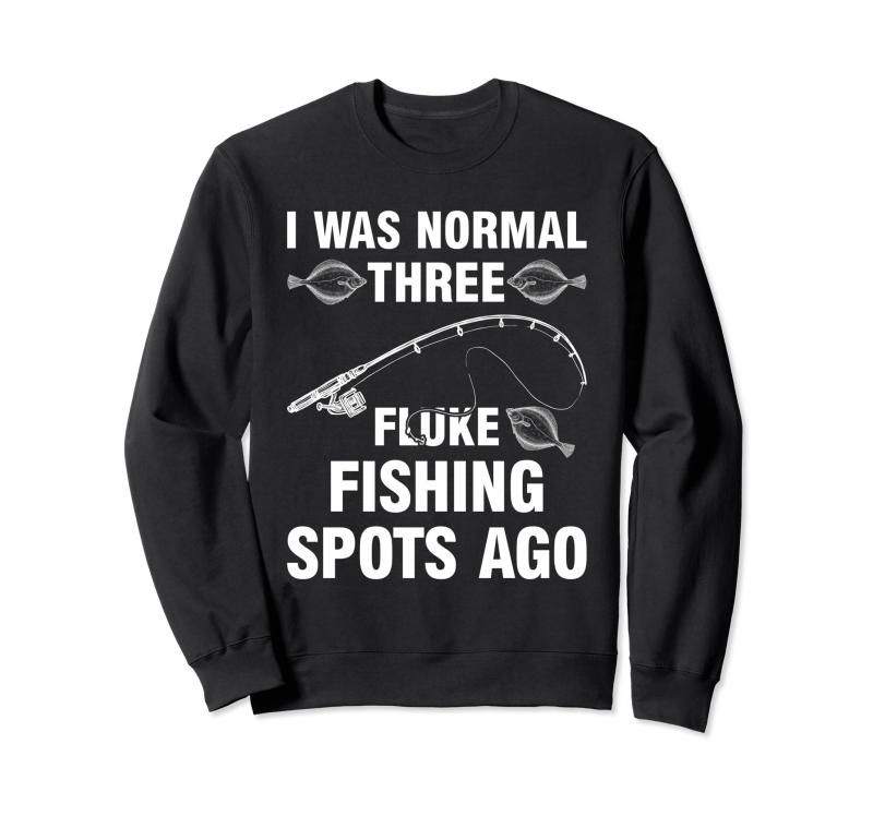 Fluke Fisherman Gear Fluke 釣り竿とリールコンボ メンズ トレーナー Fluke Fisherman Gear Fluke 釣り竿とリールコンボ メンズ