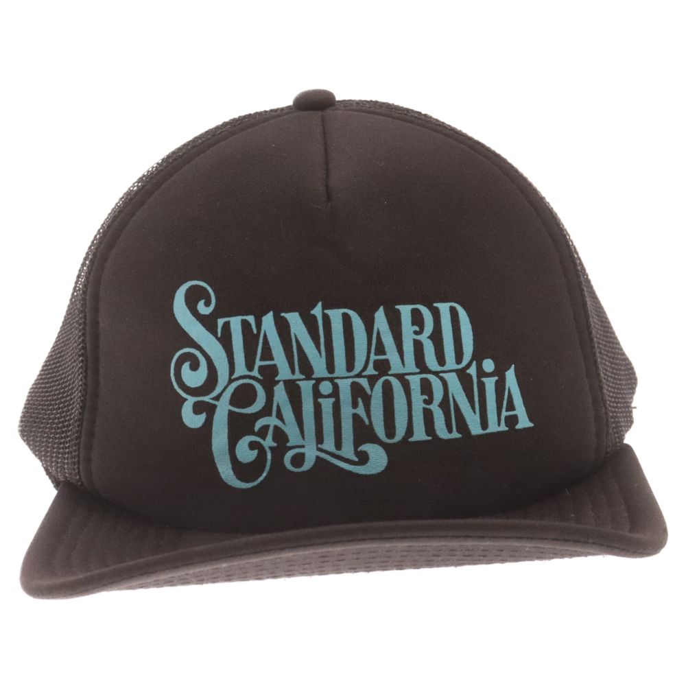 新品 STANDARD CALIFORNIA ブラックトラッカーキャップ STANDARD CALIFORNIA (スタンダード カリフォルニア) プリント