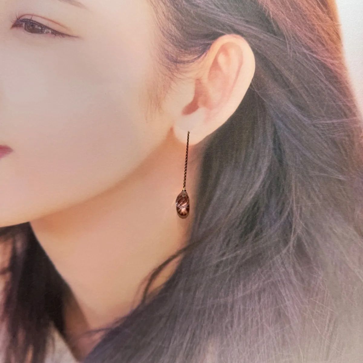 TASAKI タサキ 750 ローズクォーツ ピアス - メルカリ 