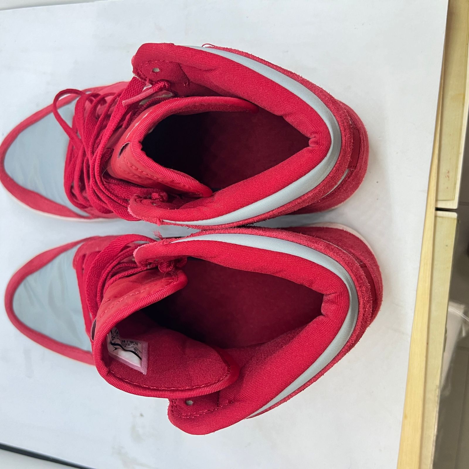NIKE ナイキ AIR JORDAN 1 RETRO HIGH GYM RED WOLF GREY エア 