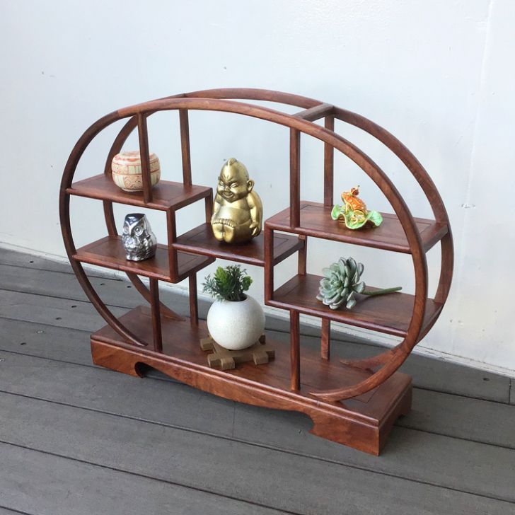 飾り棚 和モダン 和風 アジアン オリエンタル おしゃれ 天然木 床の間