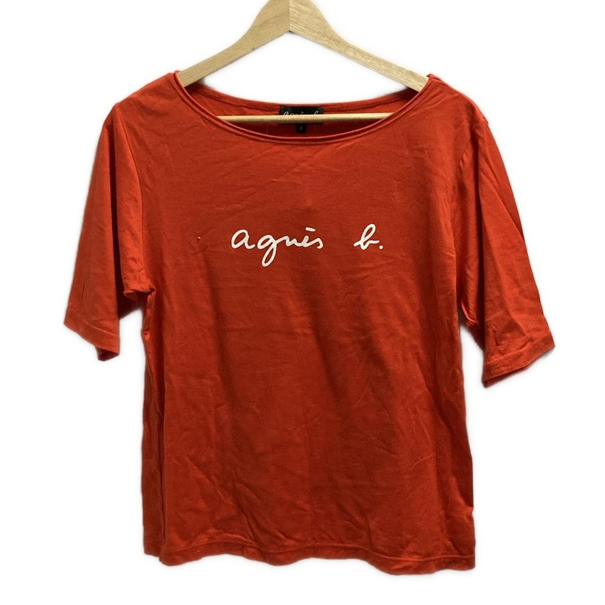 agnes b(アニエスベー) 半袖Tシャツ サイズ1 S レディース