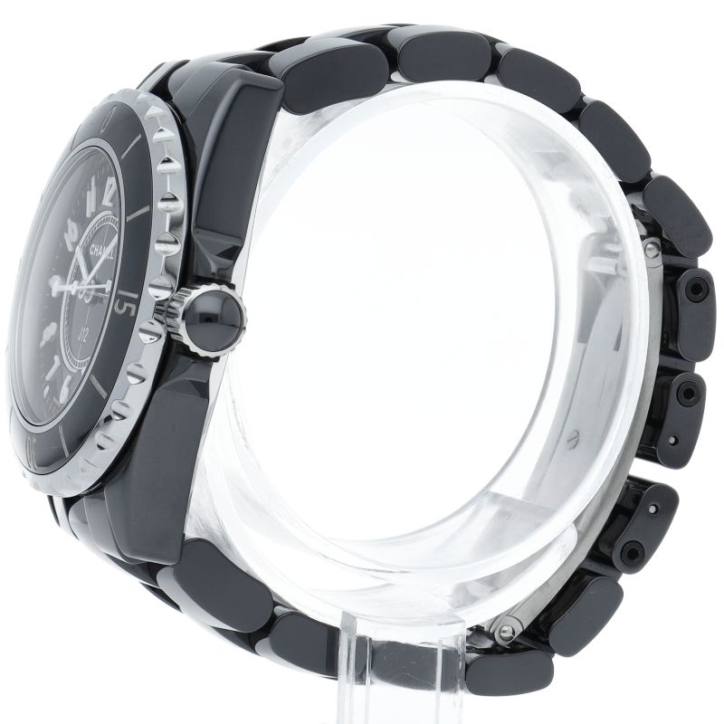 シャネル J12 ウォッチ 33mm H0682  セラミック レディース時計 ブラック 仕上げ済  美品 【中古】