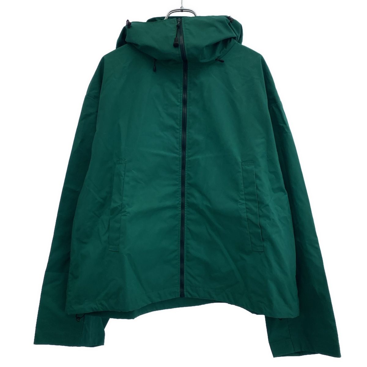 Burgunder バーガンダー Waxed Cotton Jacket ワックスコットンマウンテンパーカー グリーン F