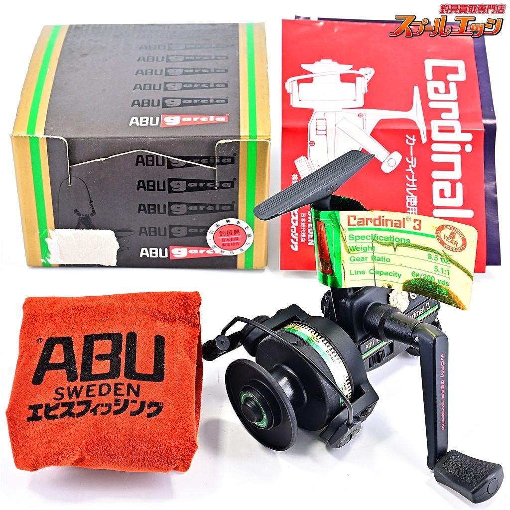 アブガルシアxエビス カーディナル 3 FN.84-0 奇跡の Abu Garcia EBISU cardinal m39204