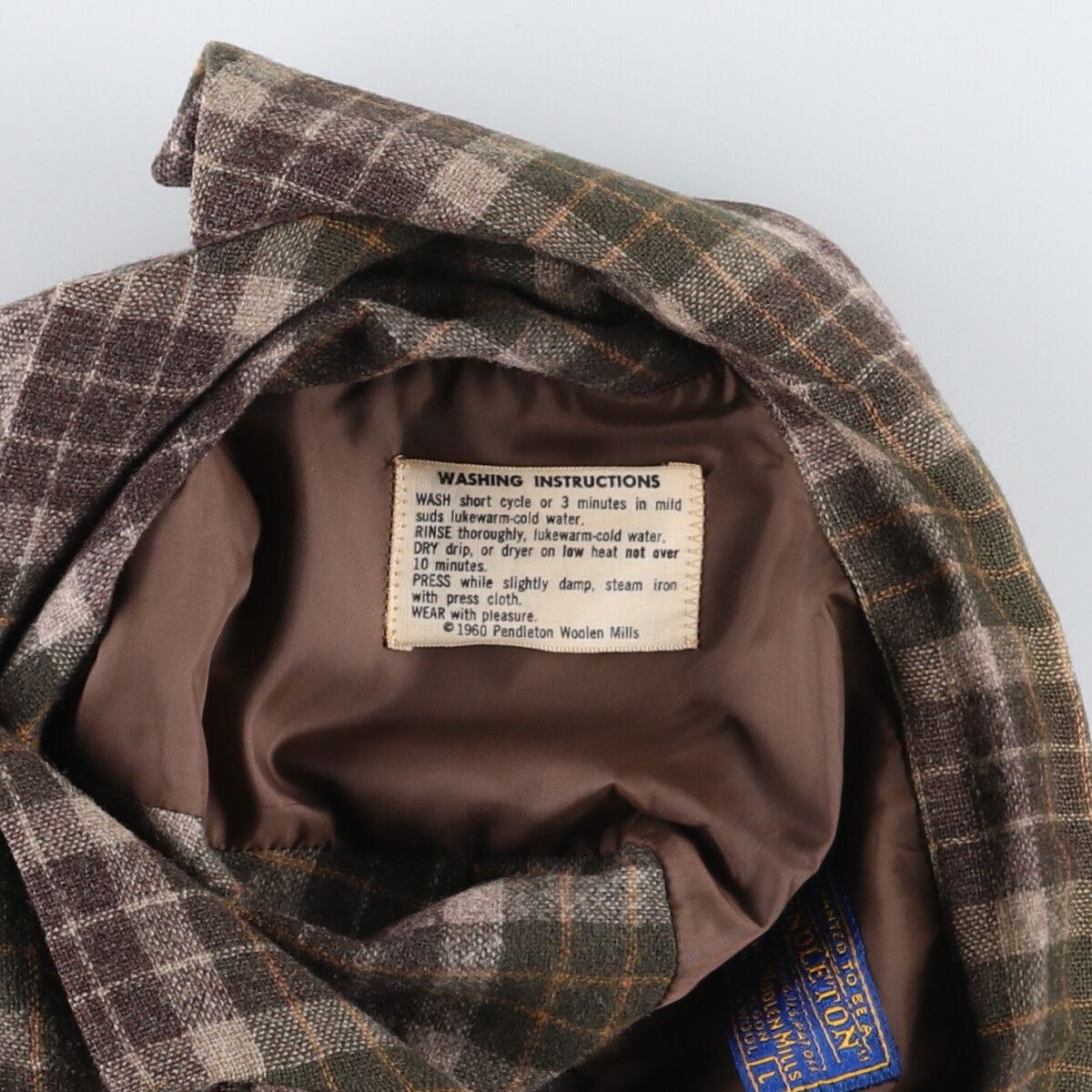古着 60年代 ペンドルトン PENDLETON ボードシャツ チェック柄 古着 60年代 ペンドルトン PENDLETON ボードシャツ チェック柄