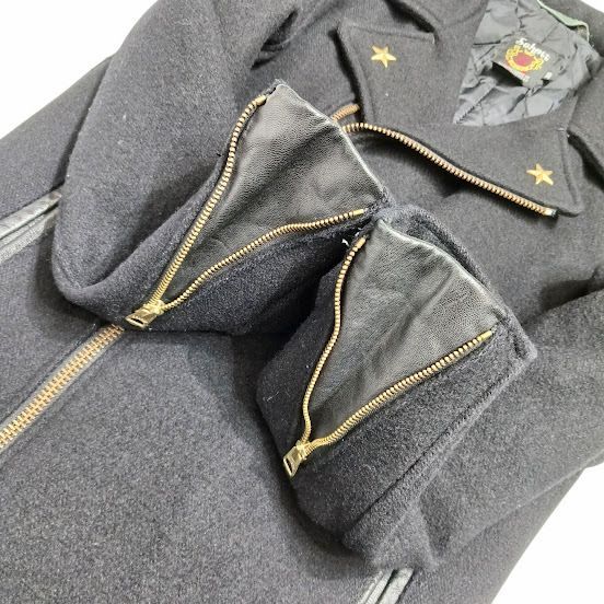 Schott ショット 32oz ジップフロント ワンスター メルトン