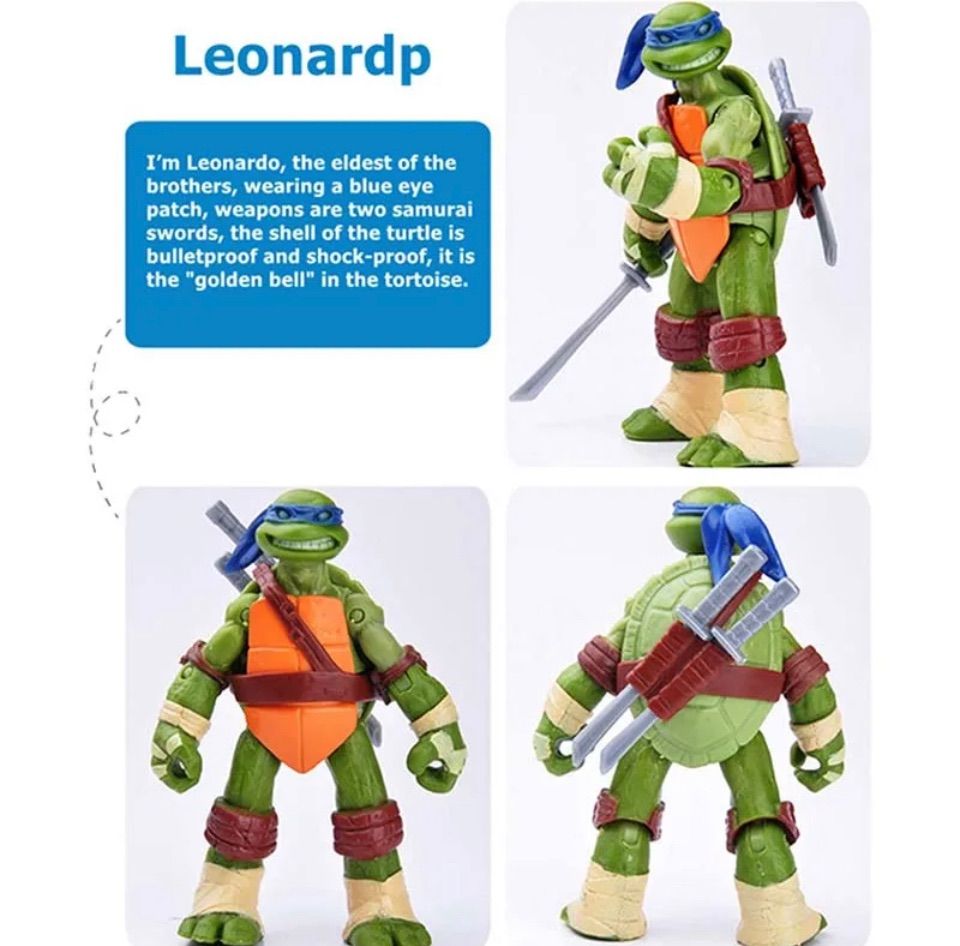 輸入品】ミュータントニンジャ タートルズ フィギュア4ピース