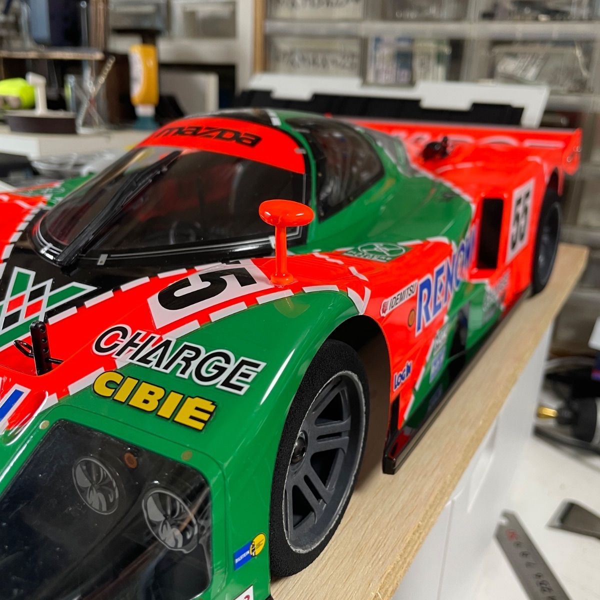タミヤ 1/10 MAZDA787B ミラー付き マツダ 787B (プラモデル) - ホビーサーチ カーモデル