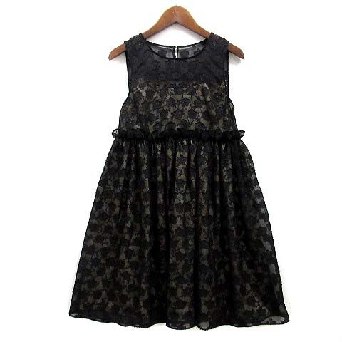 ジルスチュアート JILL STUART シアー 花柄 ノースリーブ ジルスチュアート JILL STUART シアー 花柄 ノースリーブ
