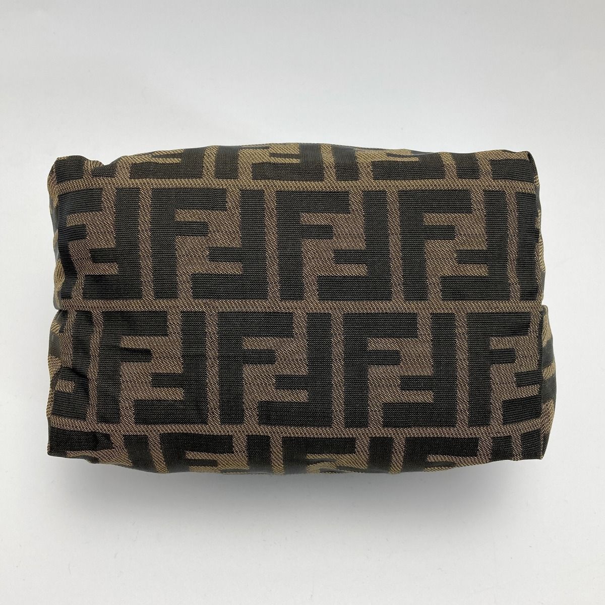 FENDI フェンディ ズッカ柄 ミニ バニティ ブラウン ポーチ