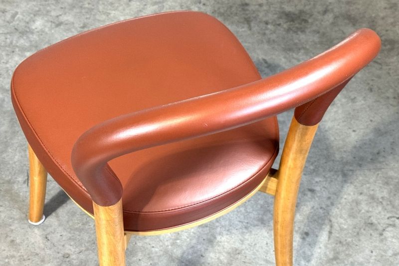 カッシーナ Cassina 501 ヨーテボリ GOTEBORG チェア 革コニャック 2脚