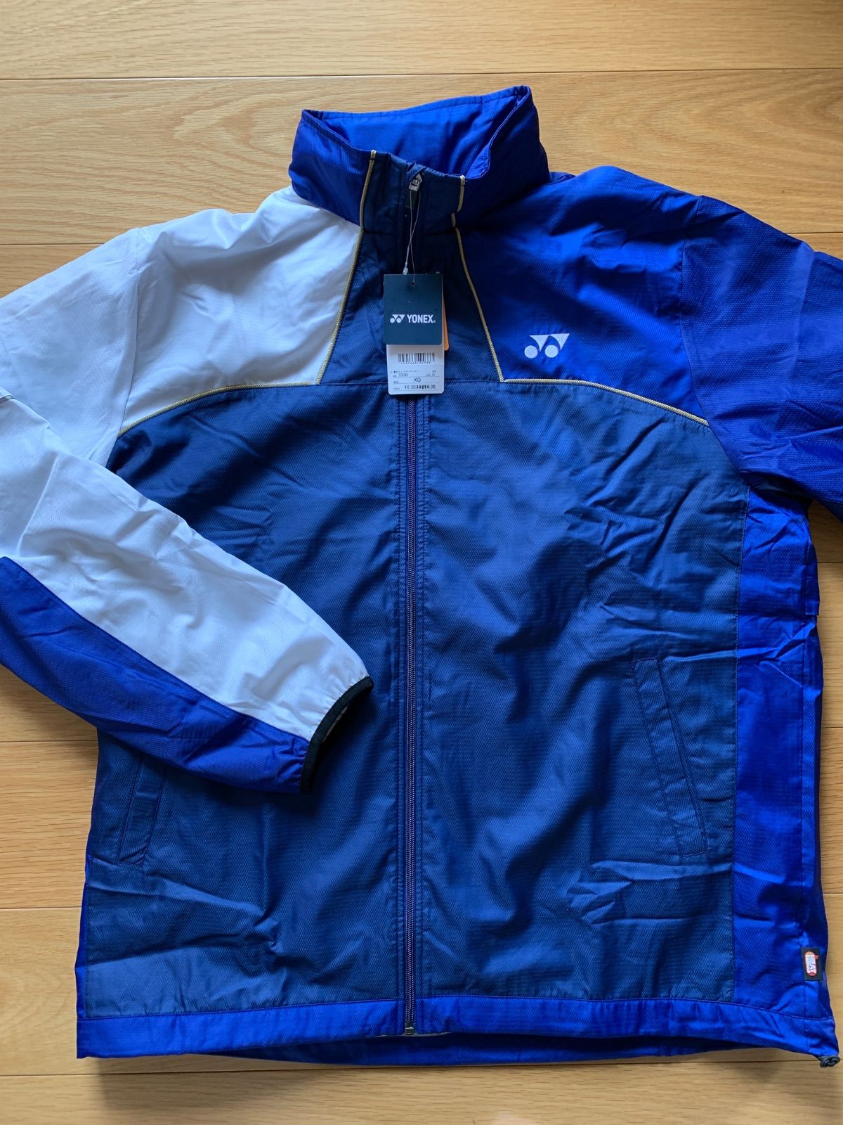 YONEX ウォーマーシャツ 青×紺×白 XO 3L