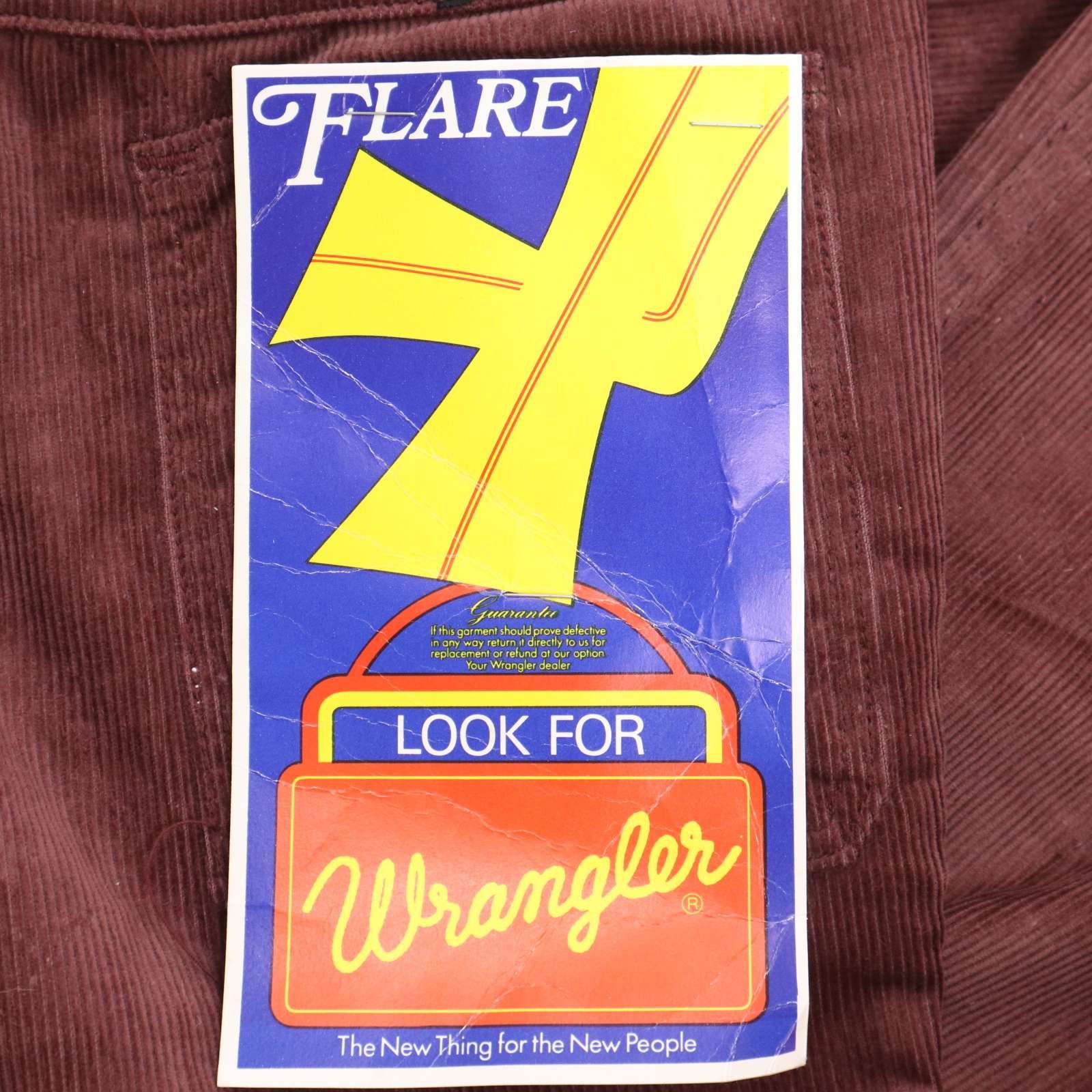 希少! 70s デッドストック☆ Wrangler ラングラー コーデュロイ フレア