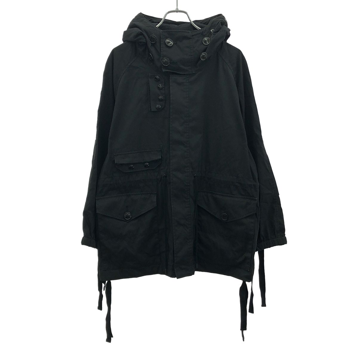 送料お直し無料 HYKE / ハイク | N/C MILITARY JACKET / ミリタリー 