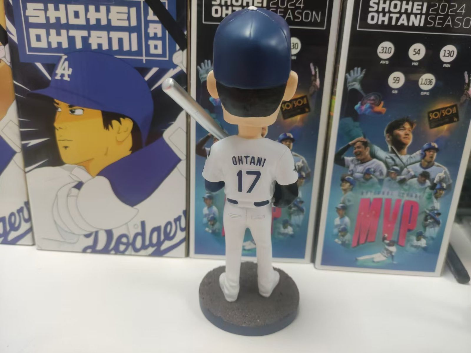 大谷翔平 ボブルヘッド 2025 MVP Dodgers シルバーバット 限定