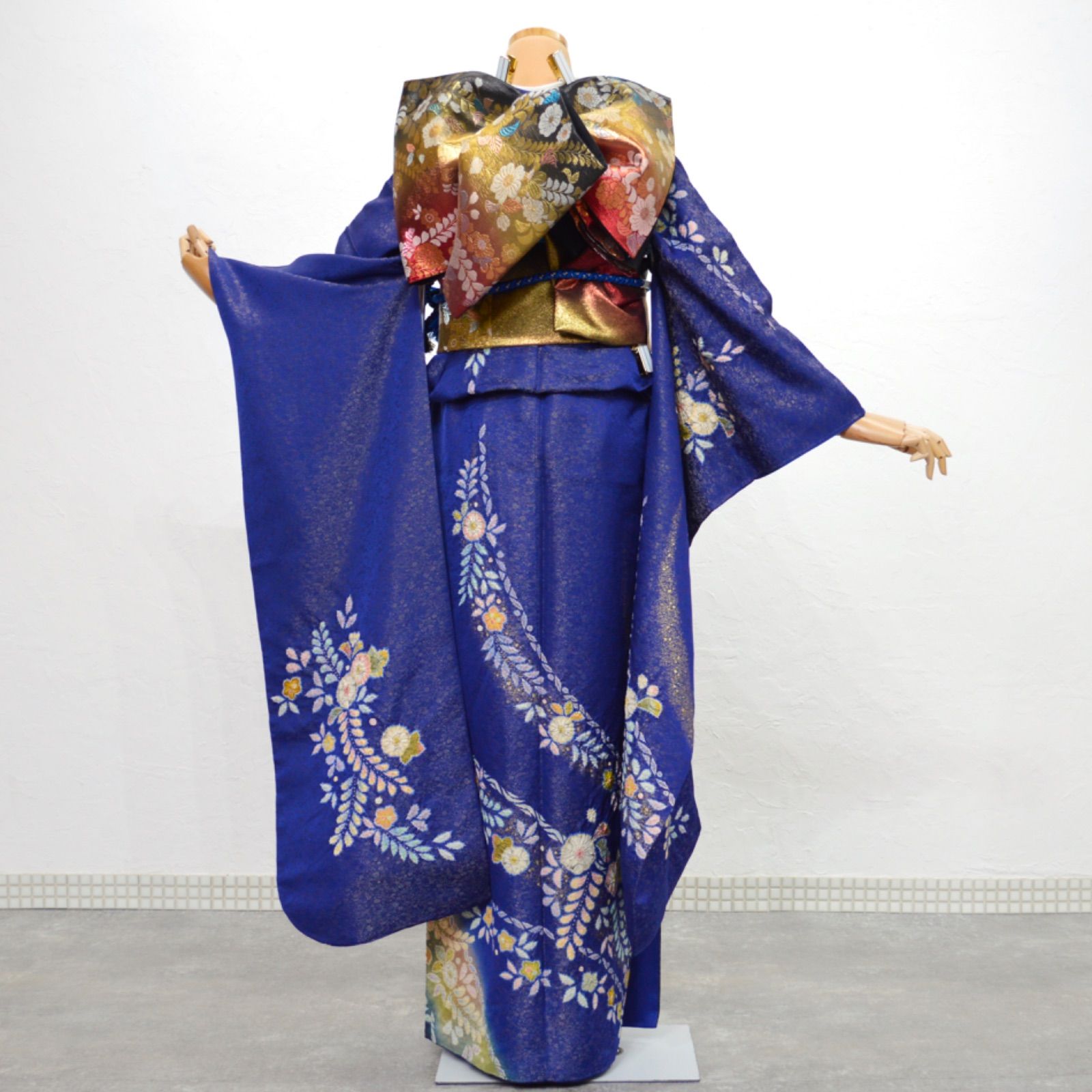 平和屋着物○豪華振袖 辻が花 手描き 絞り 正絹 逸品 CAAW7728ycの通販