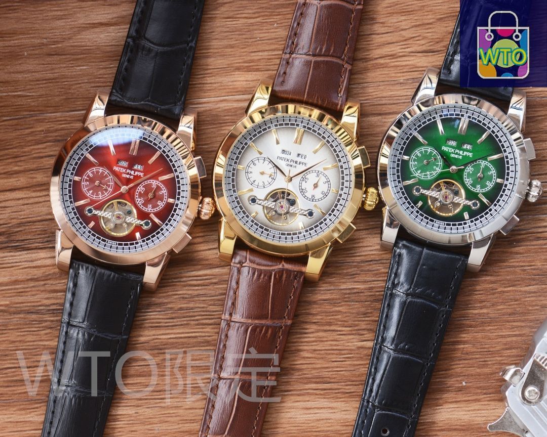 Patek Philippe] メンズ自動巻き腕時計 - 専用ケース・カード