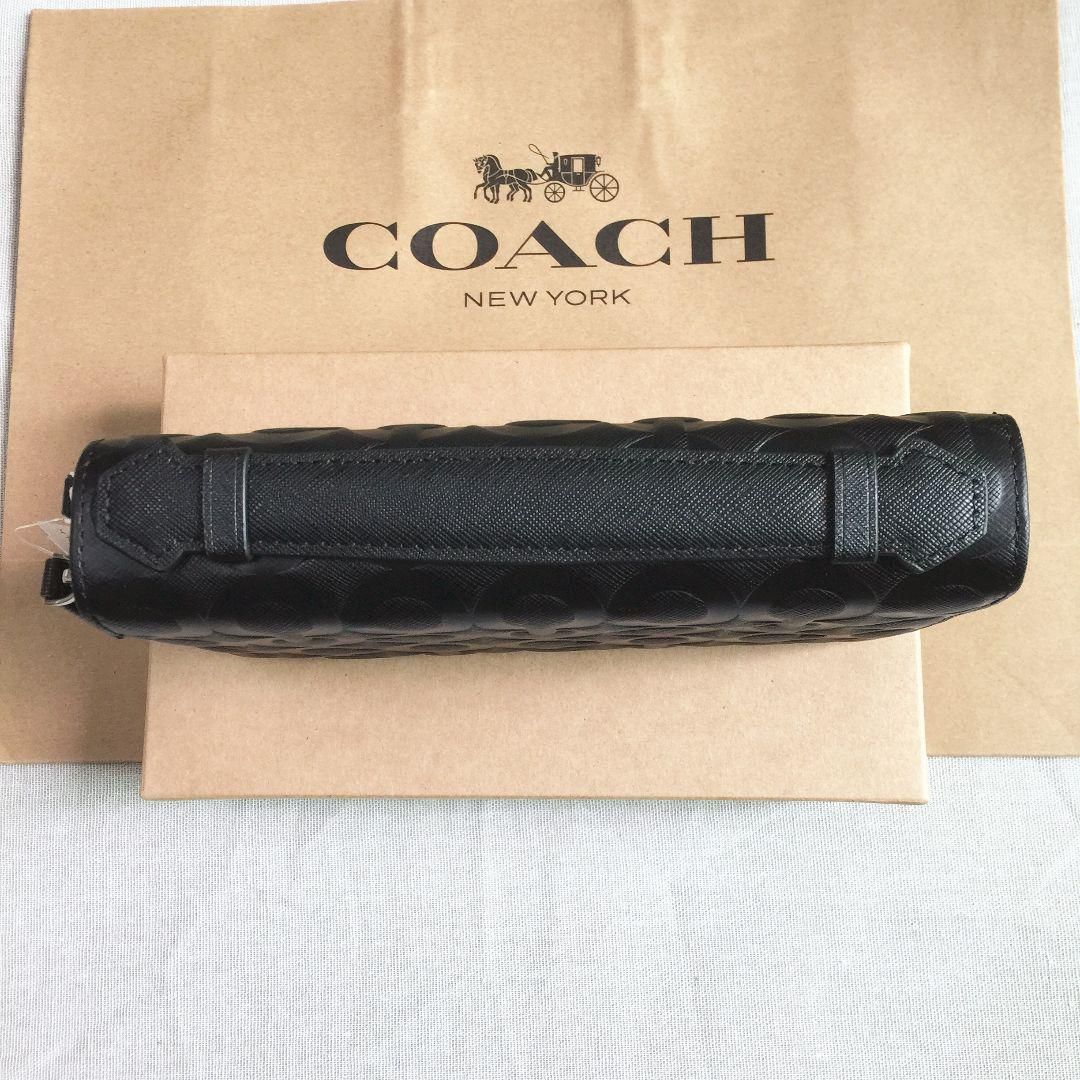 新品 COACH（コーチ）長財布 セカンドバッグ ダブルジップ F77288 メンズ財布｜収納力抜群！シンプルでスタイリッシュなダブルジップデザイン｜購入2点以上で500円オフ！  - メルカリ