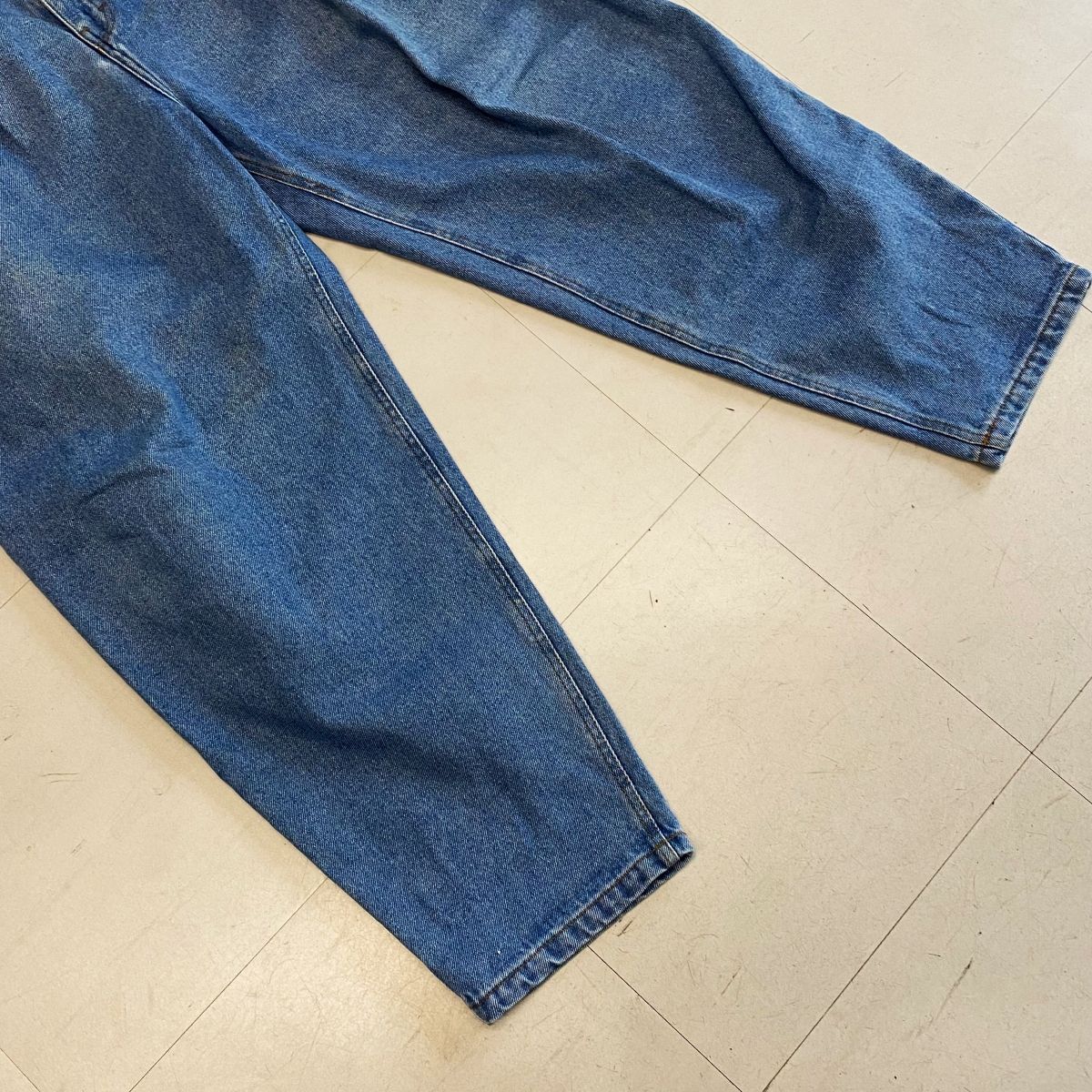 HED MAYNER ヘドメイナー 20SS PLEATED DENIM デニムパンツ SIZE M 