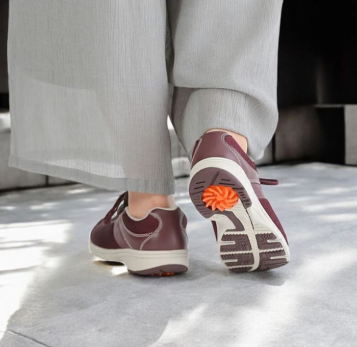 春スニーカー ひざに優しい アサヒ asahi アサヒシューズ メディカルウォーク MS-L ウォーキングシューズ レディース 通勤 幅広 甲高 AMW ahmsl パープル（） 22.0cm