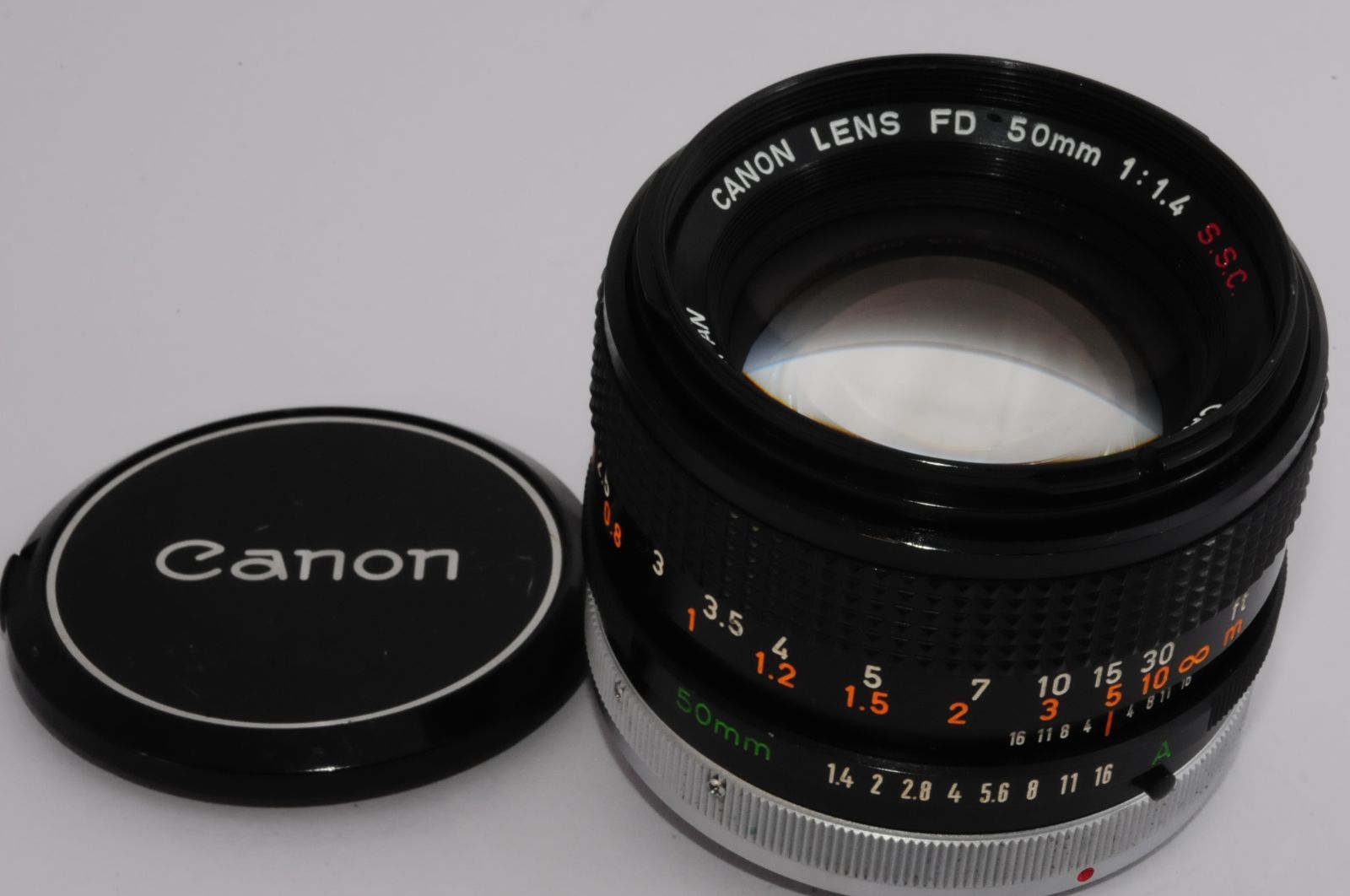 キャノン CANON LENS FD 50mm F1.4 1:1.4 S.S.C. SSC MF マニュアル