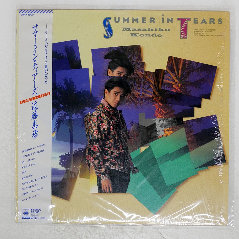 国内盤 MASAHIKO KONDO/SUMMER IN TEARS/CBS/SONY 28AH1900 LP