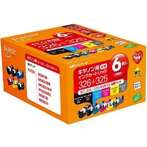 新品・5営業日で発送】Plaisir 互換インクカートリッジ CANON 6色