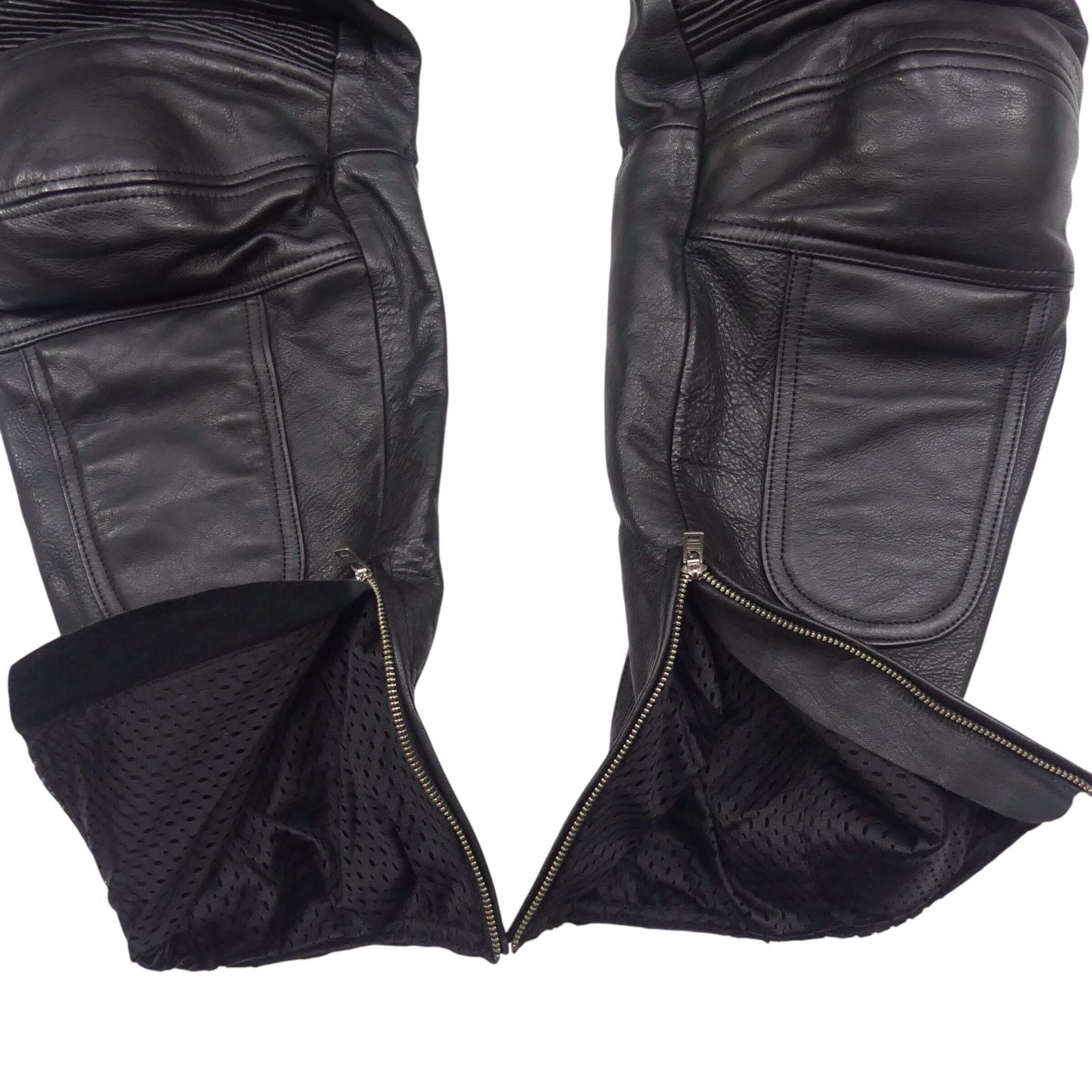 B's Leather バイク用レザーパンツ 黒 B's Leather ビーズレザー