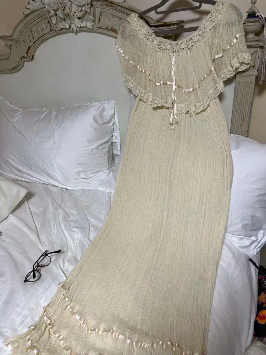 アイボリーレース ロング ONE PIECE ファン ヘヒョン ONE PIECE