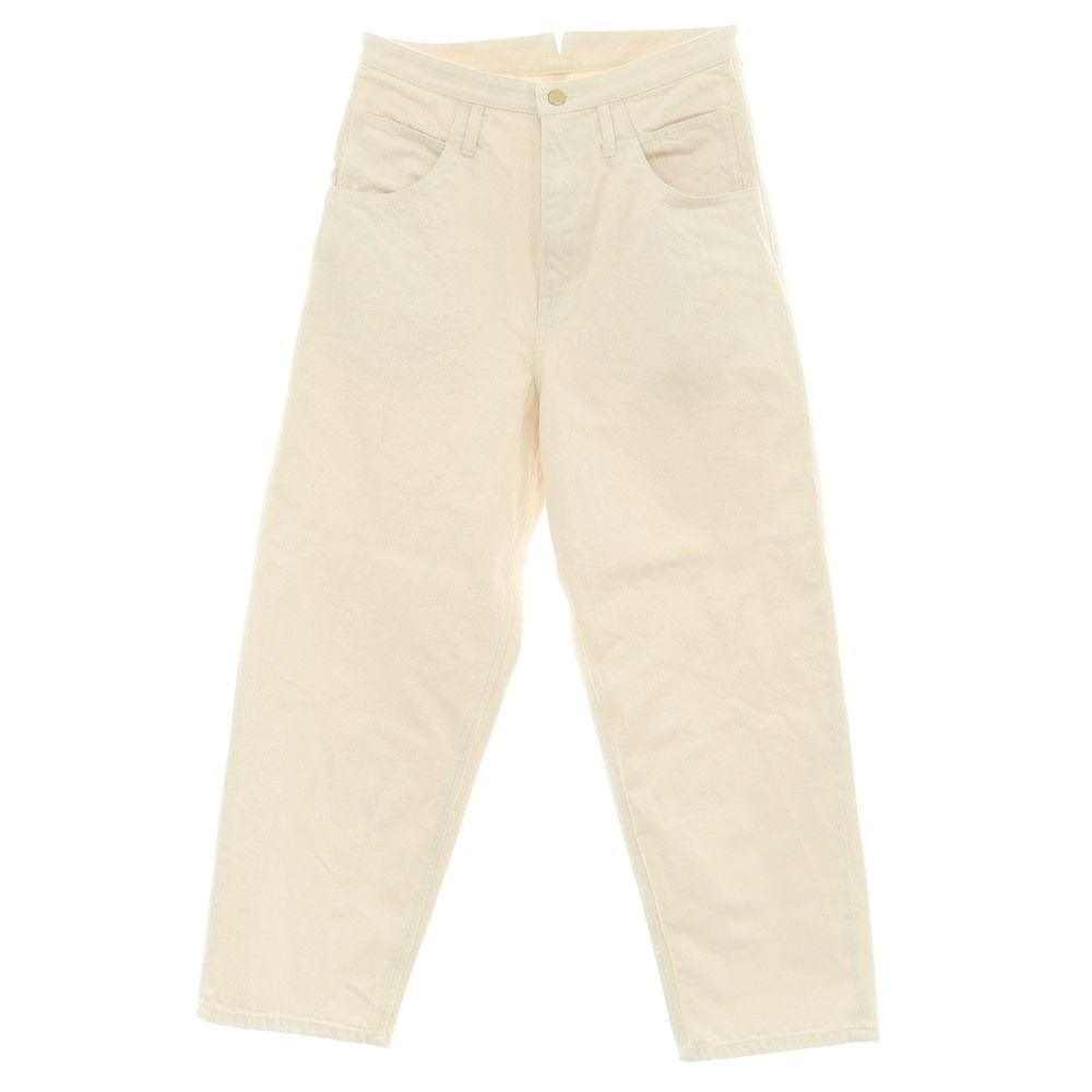 【中古】ウル URU コットン ワークパンツ アイボリー【サイズ2】【メンズ】
