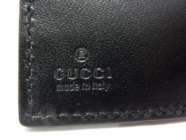 □新品□未使用□ GUCCI グッチ 625555 レザー 二つ折り 財布