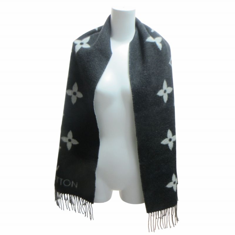 ルイヴィトン LOUIS VUITTON モノグラム レイキャビック マフラー