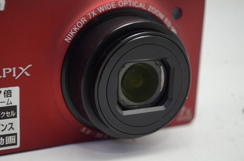 Nikon coolpix S6000 レッド 動作確認済】Nikon Coolpix S6000 レッド