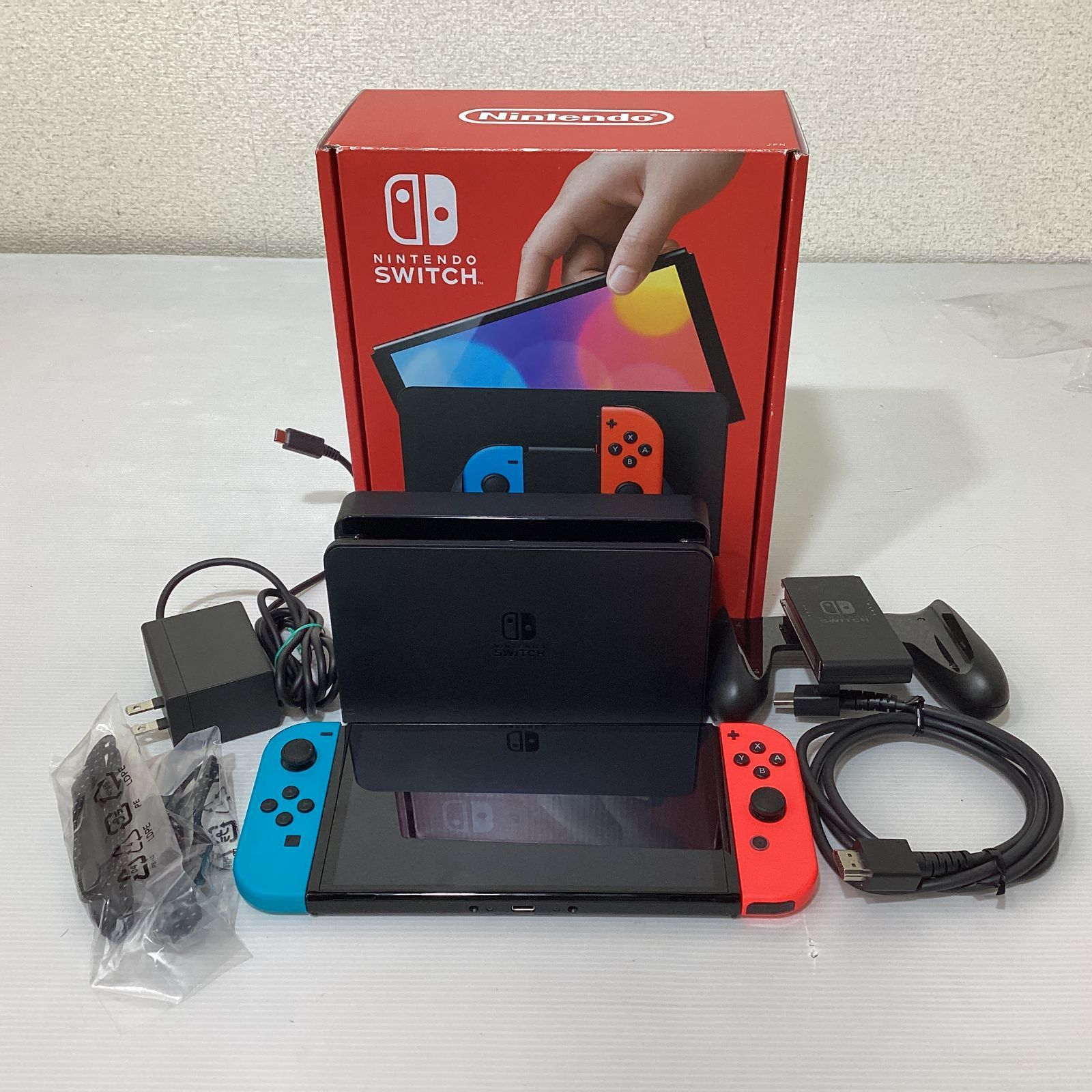 2025年製 Nintendo Switch 有機ELモデル Joy-Con L ネオンブルー| R ネオンレッド HEG-S-KABAA