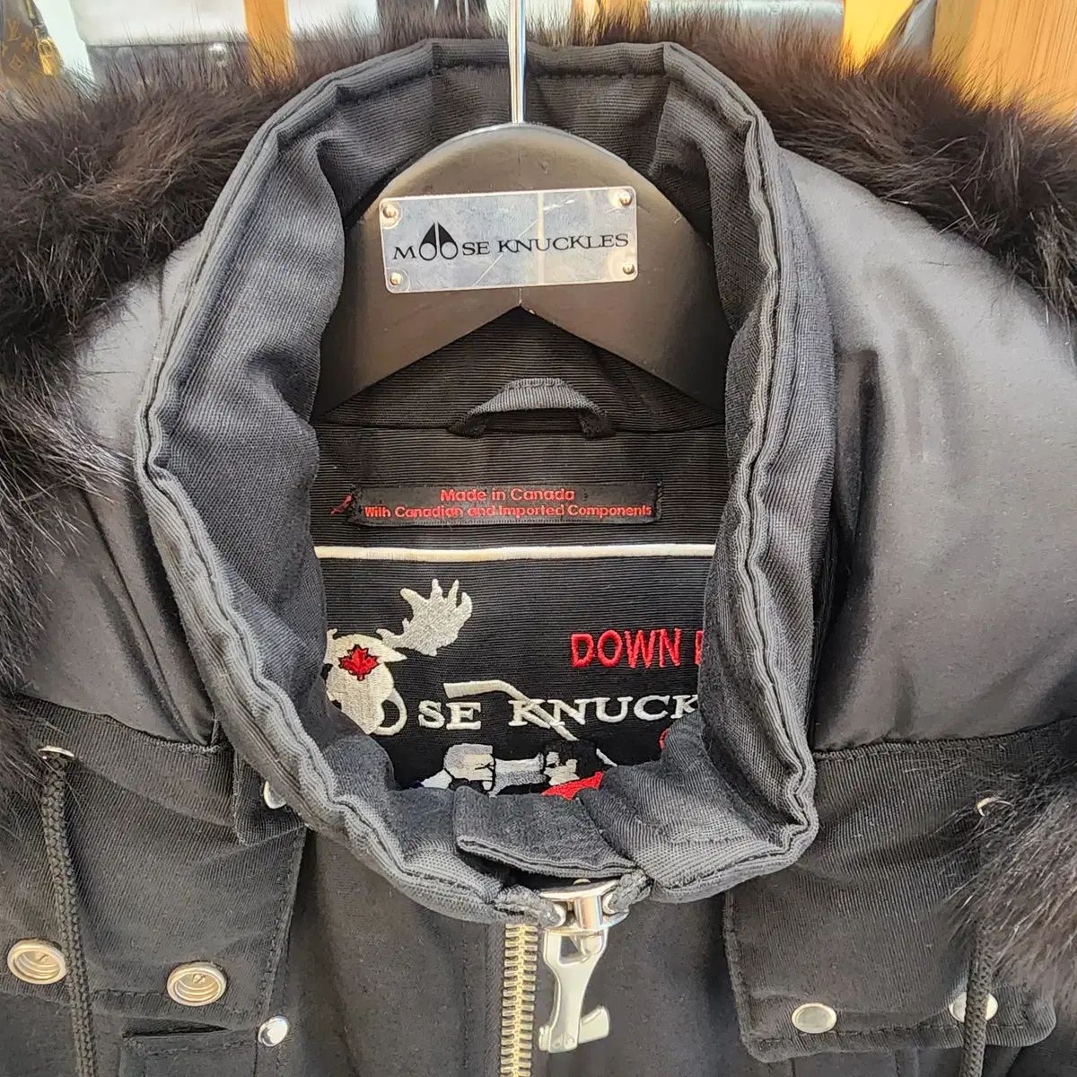 MOOSE KNUCKLES(ムースナックルズ) レディース デビー ブルゾン 黒 