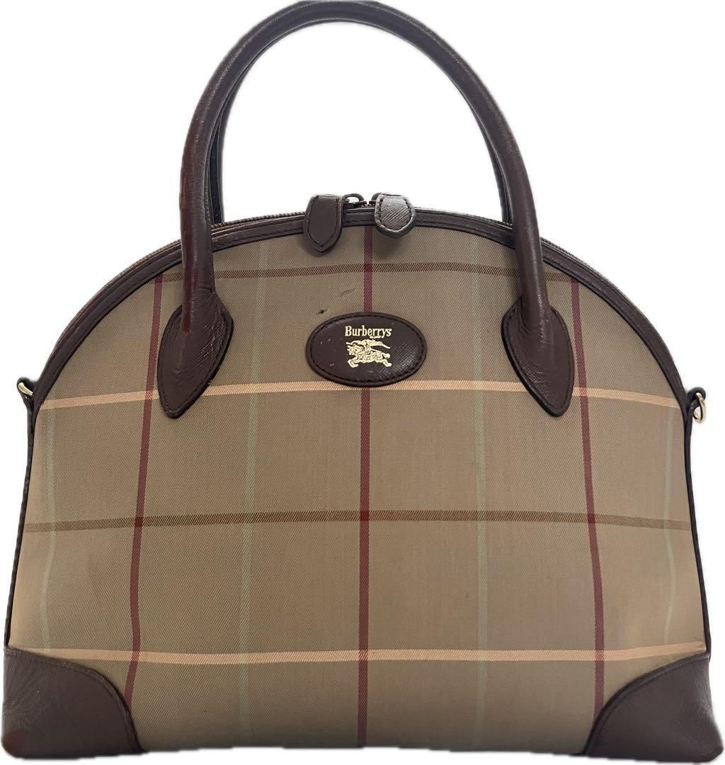バーバリー シャドホース ハンドバック トートバッグ ビンテージ BURBERRY バーバリー トートーバッグ ハンドバッグ 手提げ