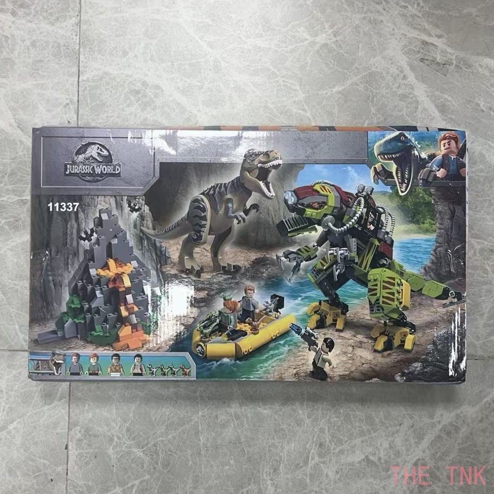LEGO レゴ互換品 ワールド T-レックス vs メカ恐竜 ダイナソー ブロック おもちゃ 玩具 ジュラシック 知育玩具 男の子 女の子 子供 組み立て 学習玩具 クリスマス プレゼント 入学 お祝い