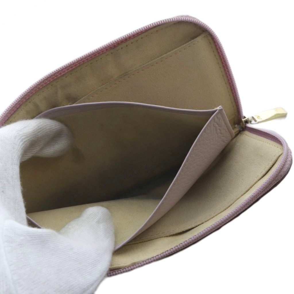 ★美品★ATAO アタオ スリモ ヴィトロ 長財布 L字ファスナー アタオ ATAO slimo ヴィトロ L字ファスナー 長財布 ロゴ 紫