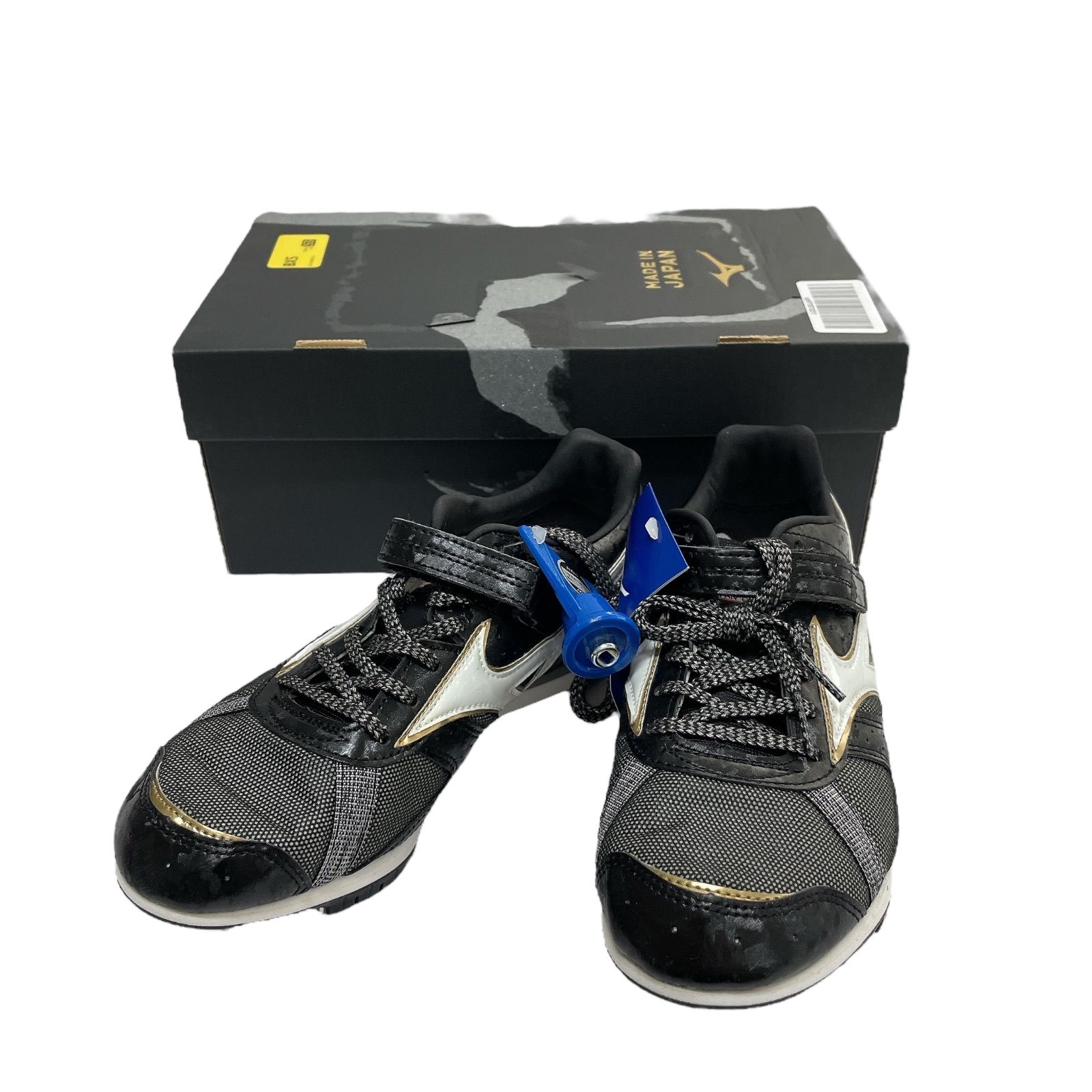 asics 野球スパイクシューズ ネイビー/ゴールド サイズ27センチ 楽天