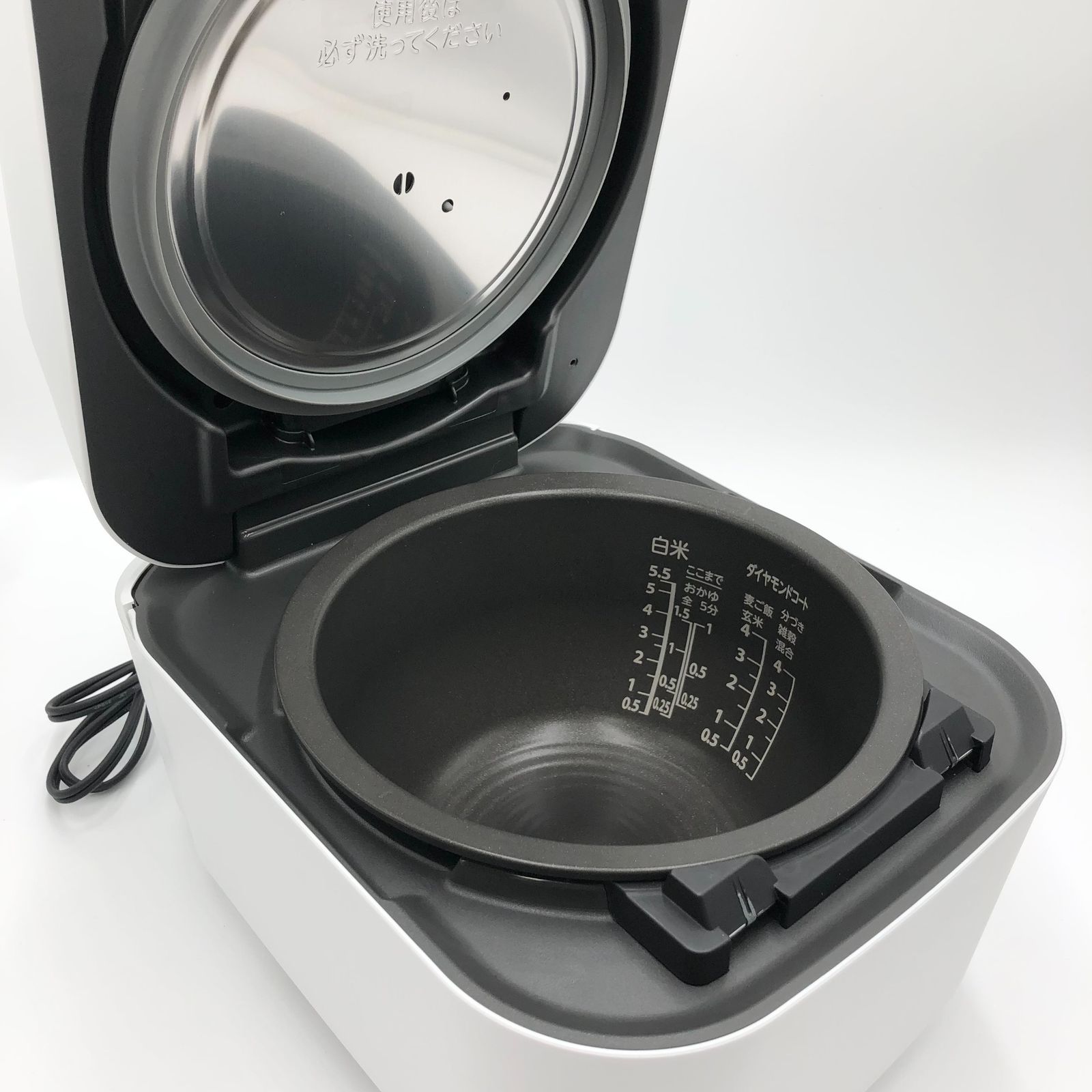 東芝 真空圧力IH 炊飯器 炎匠炊き 5.5合 RC-10MGW(W) グラン