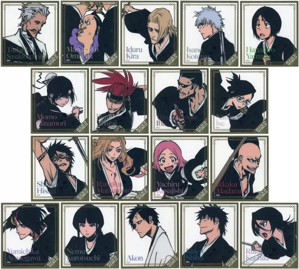 中古】紙製品 全18種セット 「BLEACH WORLD クリアミニ色紙