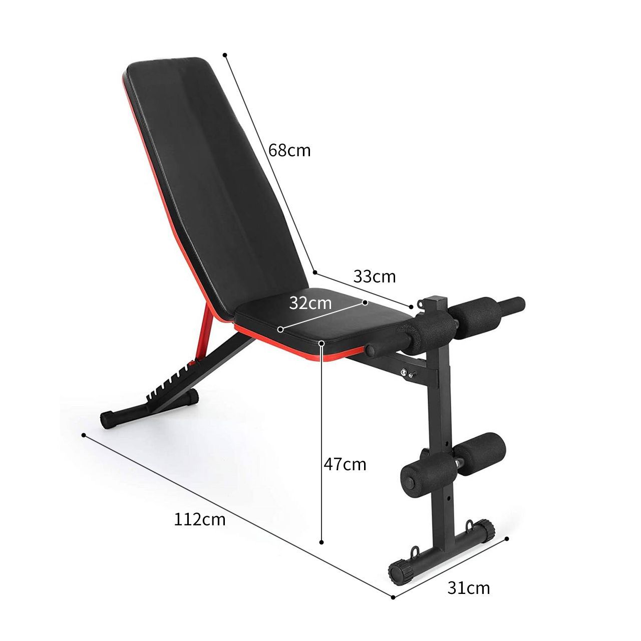 トレーニングベンチ 折り畳み ベンチプレス台 耐荷重200k トレーニングベンチ 折り畳み インクラインベンチ ベンチプレス