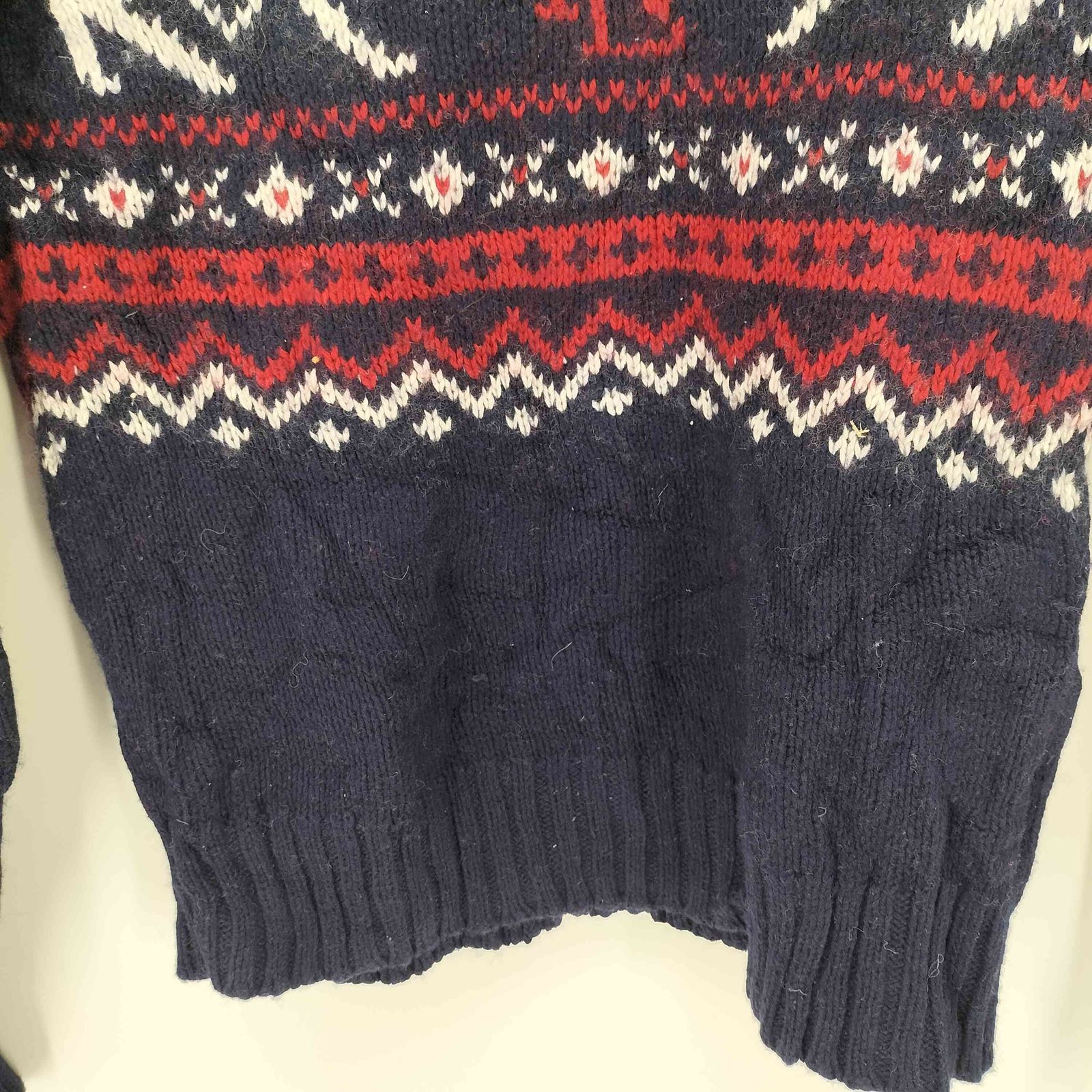 美品 POLO RALPH LAUREN アルパカ混 ノルディック プルオーバーニット  ポロラルフローレン KL4BSAQ274 現行QRタグ✨ポロラルフローレン アルパカ混ノルディック柄