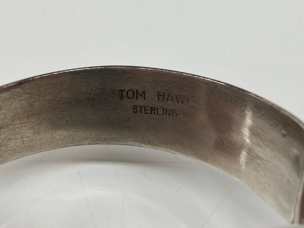 トムホーク　TOM HAWK バングル　2ライン ナバホ族【TOM HAWK/トムホーク】 2ラインバングル 23o03