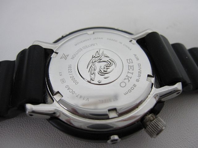 セイコー 腕時計 SEIKO×AIRDIVERS 限定2000本 V147-0CA0 PROSPEX 