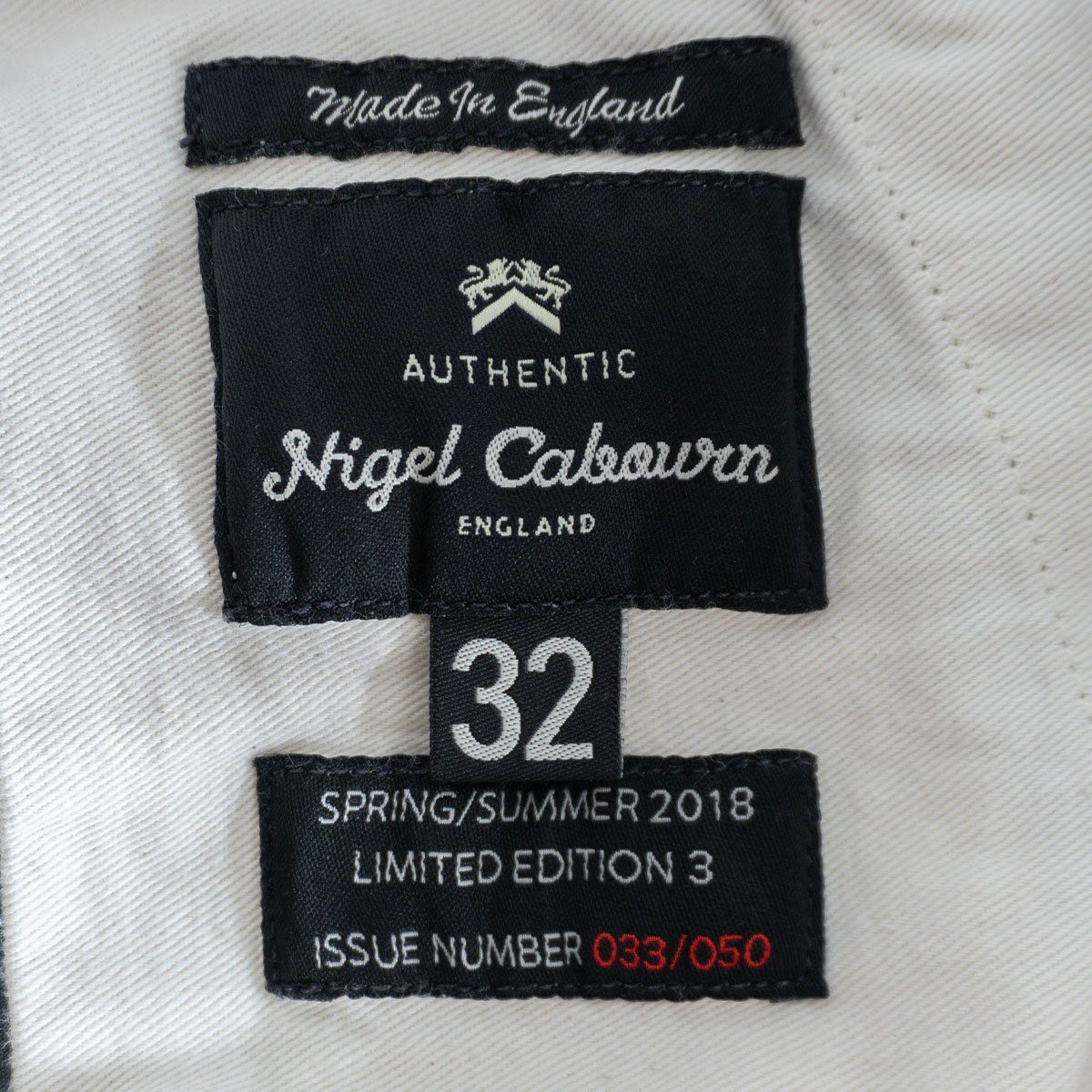 美品】NIGEL CABOURN AUTHENTIC LINE【 LE3 Sean Flynn Fatigue Pants