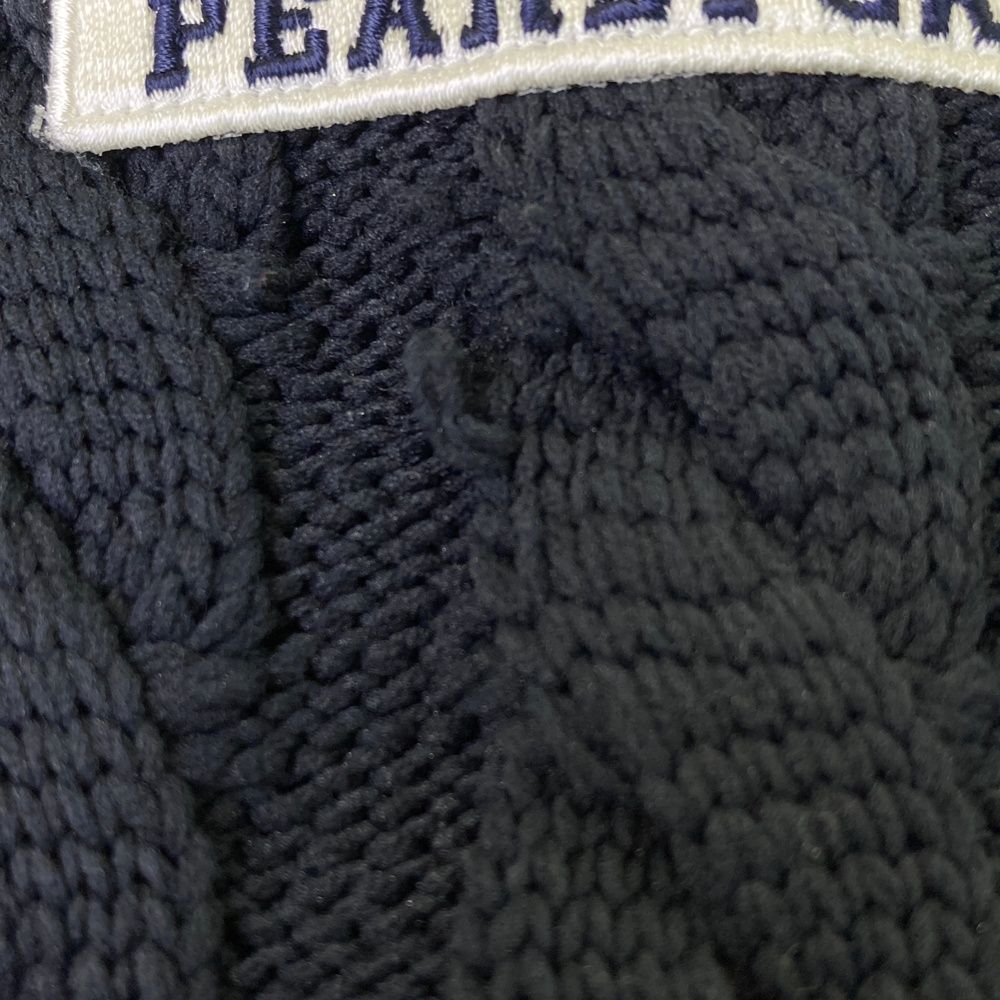 サイズ：0 PEARLY GATES パーリーゲイツ  Vネック切替ニットベスト  ネイビー系 [240101472700] ゴルフウェア レディース ストスト PEARLY GATES パーリーゲイツ Vネック切替ニットベスト ネイビー