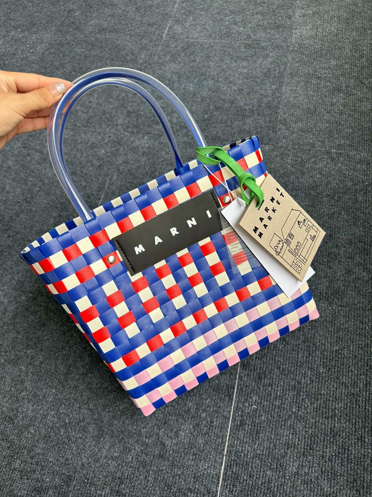 ファッション❣ Marni マルニ マルニ かごバッグ トートバッグ #04